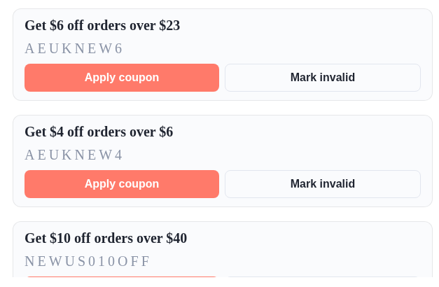 Buyka coupons popup